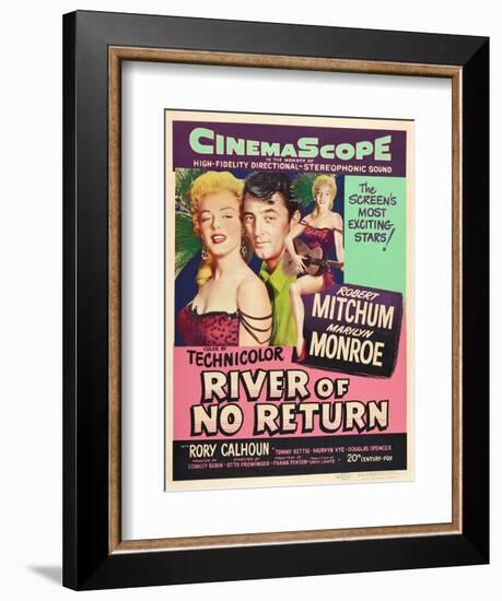 River of No Return, 1954-null-Framed Giclee Print