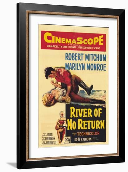 River of No Return, 1954-null-Framed Art Print