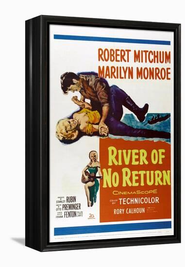 River of No Return, 1954-null-Framed Stretched Canvas