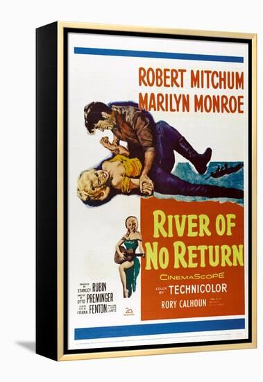 River of No Return, 1954-null-Framed Stretched Canvas