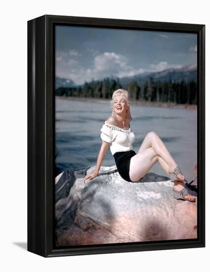 River of No Return, Marilyn Monroe, Directed by Otto Preminger, 1954-null-Framed Stretched Canvas