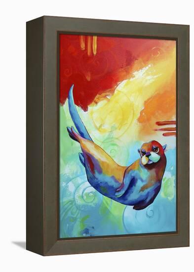 River Otter-Corina St. Martin-Framed Premier Image Canvas