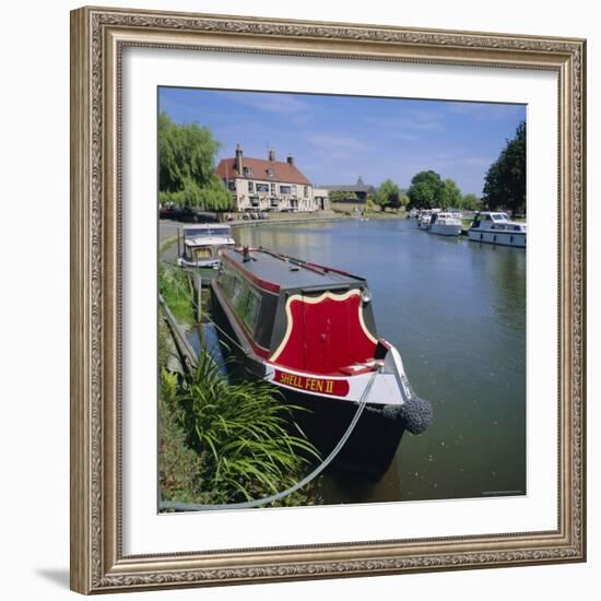 River Ouse Boating, Ely, Cambridgeshire, England-Roy Rainford-Framed Photographic Print