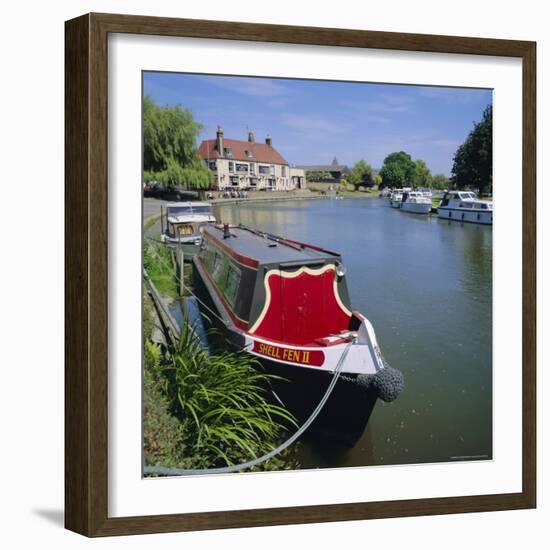 River Ouse Boating, Ely, Cambridgeshire, England-Roy Rainford-Framed Photographic Print