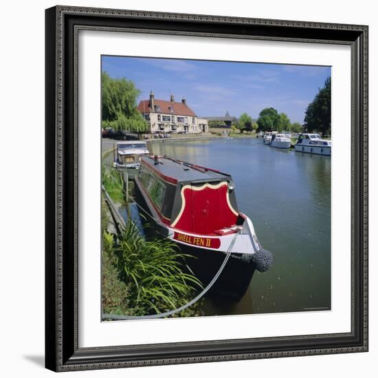 River Ouse Boating, Ely, Cambridgeshire, England-Roy Rainford-Framed Photographic Print