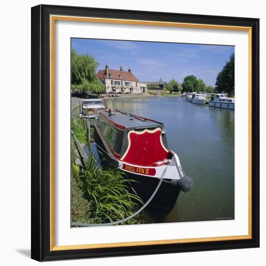 River Ouse Boating, Ely, Cambridgeshire, England-Roy Rainford-Framed Photographic Print