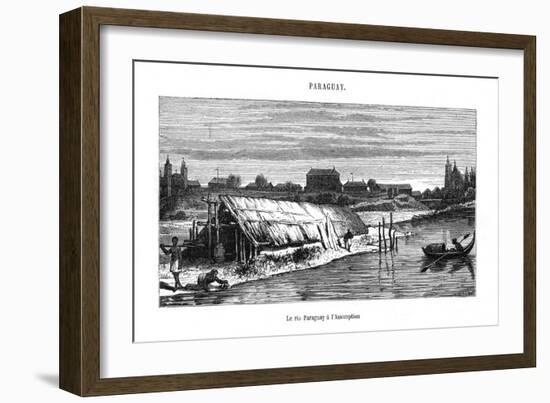 River Paraguay, South America, 19th Century-null-Framed Giclee Print