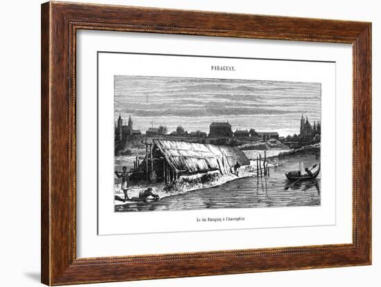 River Paraguay, South America, 19th Century-null-Framed Giclee Print