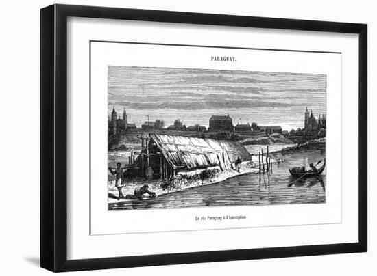 River Paraguay, South America, 19th Century-null-Framed Giclee Print