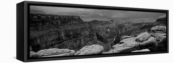 River Passing Through a Canyon, Toroweap Overlook, North Rim, Grand Canyon National Park-null-Framed Premier Image Canvas