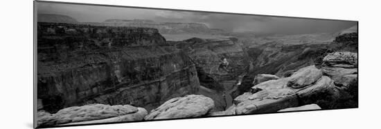 River Passing Through a Canyon, Toroweap Overlook, North Rim, Grand Canyon National Park-null-Mounted Photographic Print
