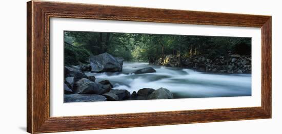 River Passing Through a Forest, Nantahala Falls, Nantahala National Forest, North Carolina, USA-null-Framed Photographic Print