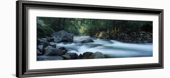 River Passing Through a Forest, Nantahala Falls, Nantahala National Forest, North Carolina, USA-null-Framed Photographic Print