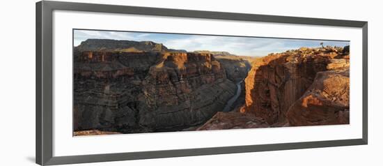 River Passing Through Mountains, Toroweap Point, Grand Canyon National Park, Arizona, USA-null-Framed Photographic Print