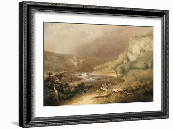 River Rapids, 1825-Thomas Doughty-Framed Giclee Print