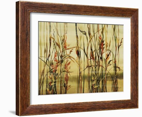 River Reeds II-Farrell Douglass-Framed Giclee Print