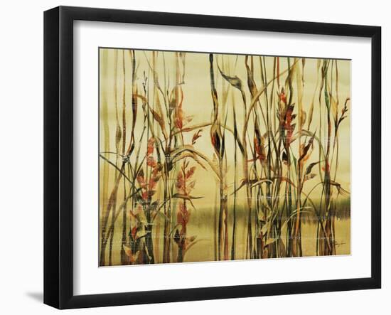 River Reeds II-Farrell Douglass-Framed Giclee Print