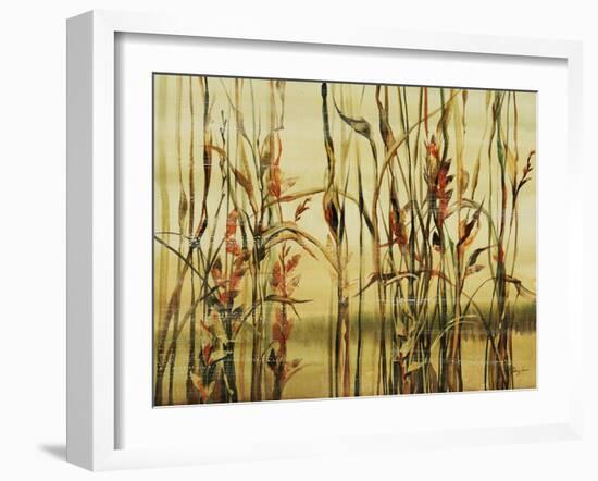 River Reeds II-Farrell Douglass-Framed Giclee Print