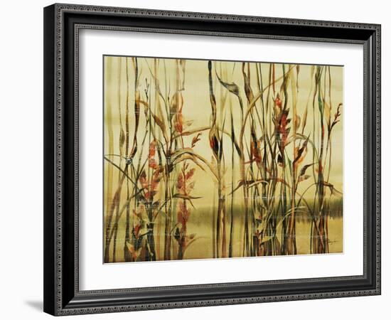 River Reeds II-Farrell Douglass-Framed Giclee Print