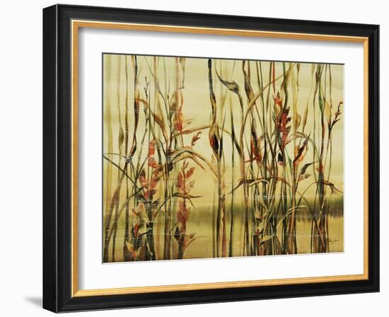 River Reeds II-Farrell Douglass-Framed Giclee Print