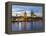 River Rhine, and Cathedral (Dom), Cologne (Koln), North Rhine Westphalia, Germany-Gavin Hellier-Framed Premier Image Canvas