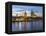 River Rhine, and Cathedral (Dom), Cologne (Koln), North Rhine Westphalia, Germany-Gavin Hellier-Framed Premier Image Canvas