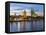 River Rhine, and Cathedral (Dom), Cologne (Koln), North Rhine Westphalia, Germany-Gavin Hellier-Framed Premier Image Canvas