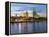 River Rhine, and Cathedral (Dom), Cologne (Koln), North Rhine Westphalia, Germany-Gavin Hellier-Framed Premier Image Canvas