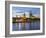 River Rhine, and Cathedral (Dom), Cologne (Koln), North Rhine Westphalia, Germany-Gavin Hellier-Framed Photographic Print