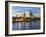 River Rhine, and Cathedral (Dom), Cologne (Koln), North Rhine Westphalia, Germany-Gavin Hellier-Framed Photographic Print
