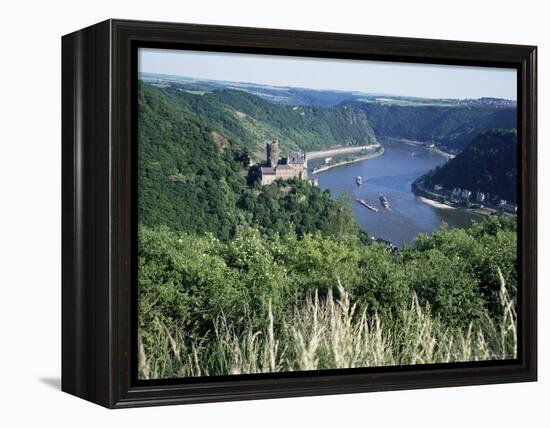 River Rhine, Rhineland, Germany-Hans Peter Merten-Framed Premier Image Canvas