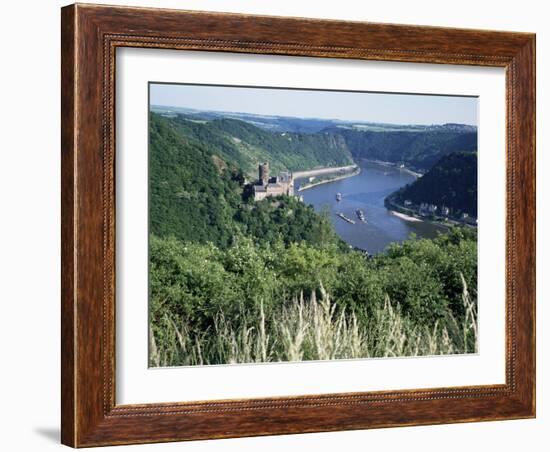 River Rhine, Rhineland, Germany-Hans Peter Merten-Framed Photographic Print