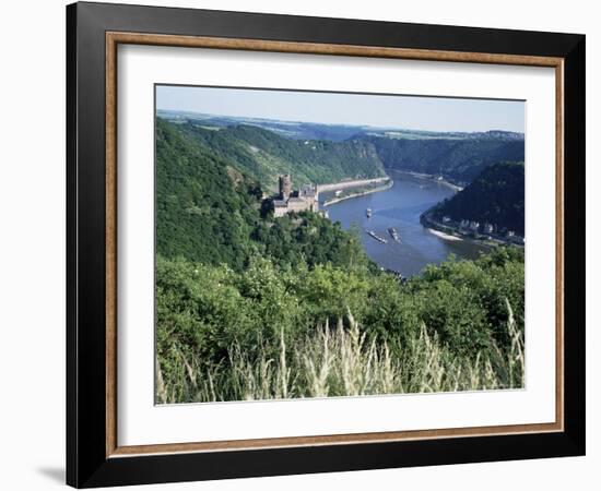 River Rhine, Rhineland, Germany-Hans Peter Merten-Framed Photographic Print