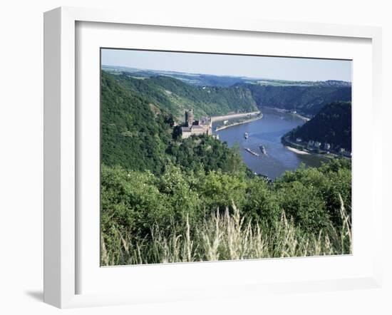 River Rhine, Rhineland, Germany-Hans Peter Merten-Framed Photographic Print