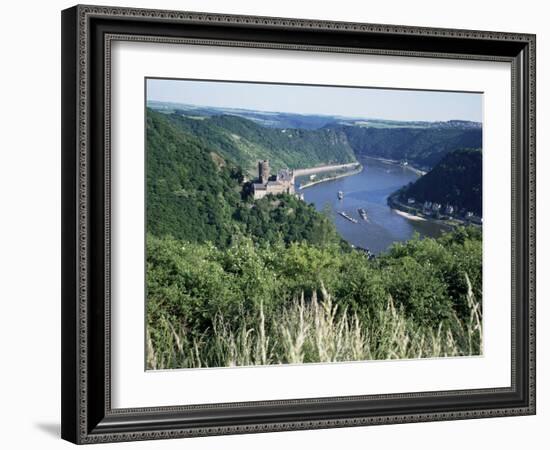 River Rhine, Rhineland, Germany-Hans Peter Merten-Framed Photographic Print