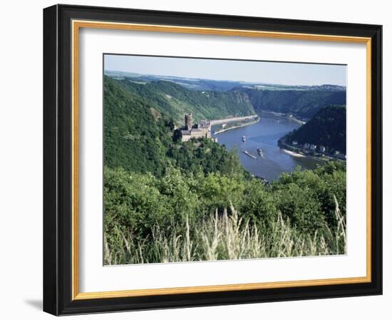 River Rhine, Rhineland, Germany-Hans Peter Merten-Framed Photographic Print