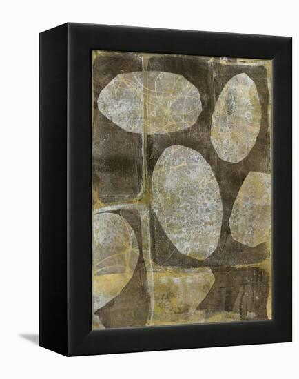 River Rock I-Jennifer Goldberger-Framed Stretched Canvas