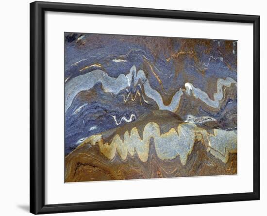 River Rock Intrusions, Val Verzasca, Ticino, Switzerland-Art Wolfe-Framed Photographic Print