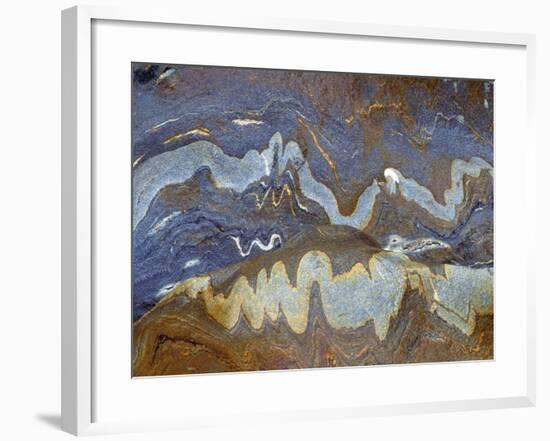 River Rock Intrusions, Val Verzasca, Ticino, Switzerland-Art Wolfe-Framed Photographic Print