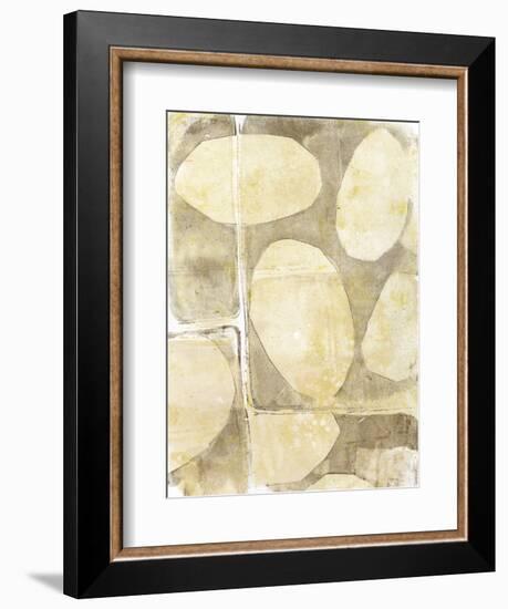 River Rock V-Jennifer Goldberger-Framed Art Print