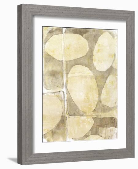 River Rock V-Jennifer Goldberger-Framed Art Print