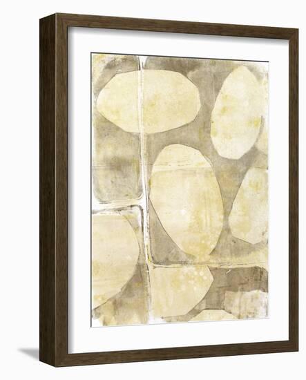 River Rock V-Jennifer Goldberger-Framed Art Print