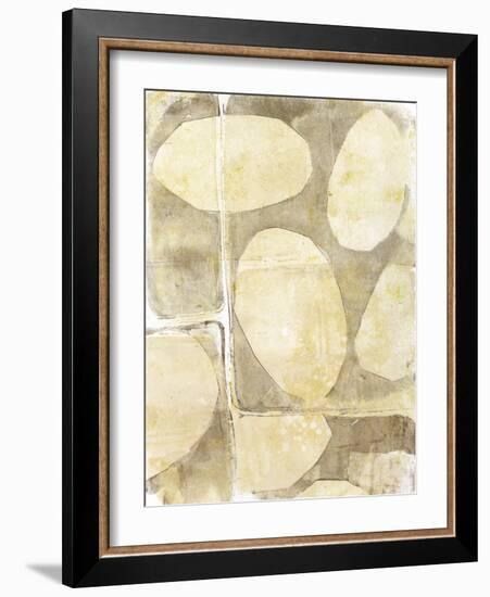 River Rock V-Jennifer Goldberger-Framed Art Print