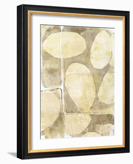 River Rock V-Jennifer Goldberger-Framed Art Print