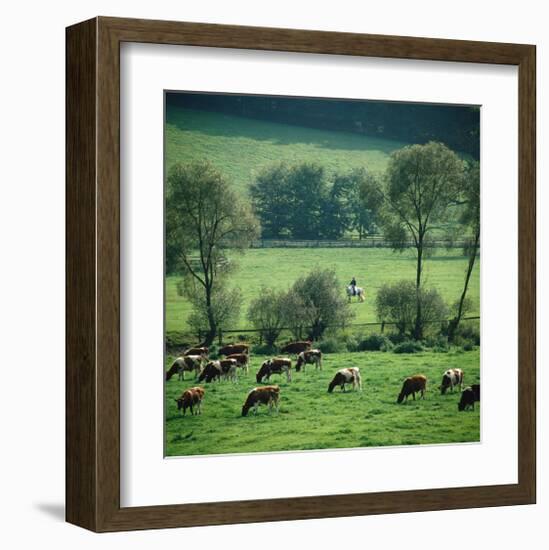 River Ruhr Valley, Germany-null-Framed Art Print