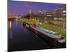 River Saar, Saarbrucken, Saarland, Germany, Europe-Hans Peter Merten-Mounted Photographic Print