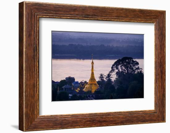 River Salouen (Thanlwin) from View Point, Mawlamyine (Moulmein), Myanmar (Burma), Asia-Nathalie Cuvelier-Framed Photographic Print