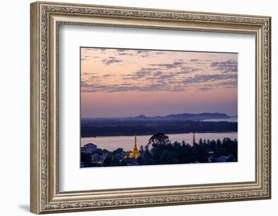 River Salouen (Thanlwin) from View Point, Mawlamyine (Moulmein), Myanmar (Burma), Asia-Nathalie Cuvelier-Framed Photographic Print