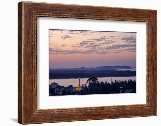 River Salouen (Thanlwin) from View Point, Mawlamyine (Moulmein), Myanmar (Burma), Asia-Nathalie Cuvelier-Framed Photographic Print