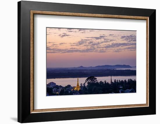 River Salouen (Thanlwin) from View Point, Mawlamyine (Moulmein), Myanmar (Burma), Asia-Nathalie Cuvelier-Framed Photographic Print